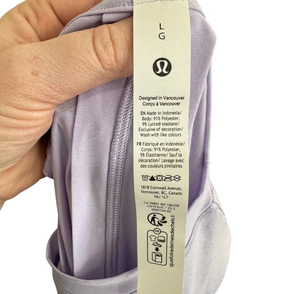 Lululemon Lightweight Split-Back Training Tank Li… - image 4